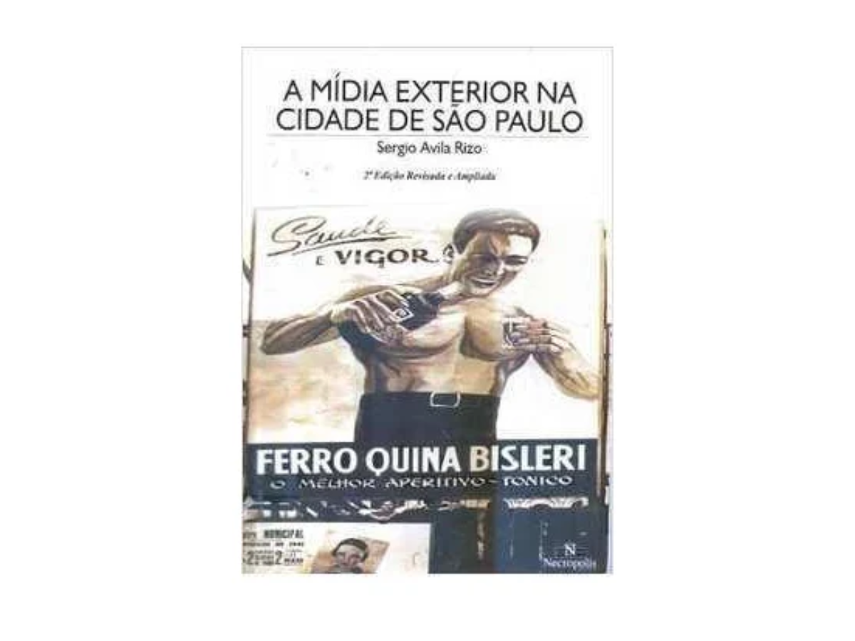 Capa do livro A mídia exterior na cidade de São Paulo